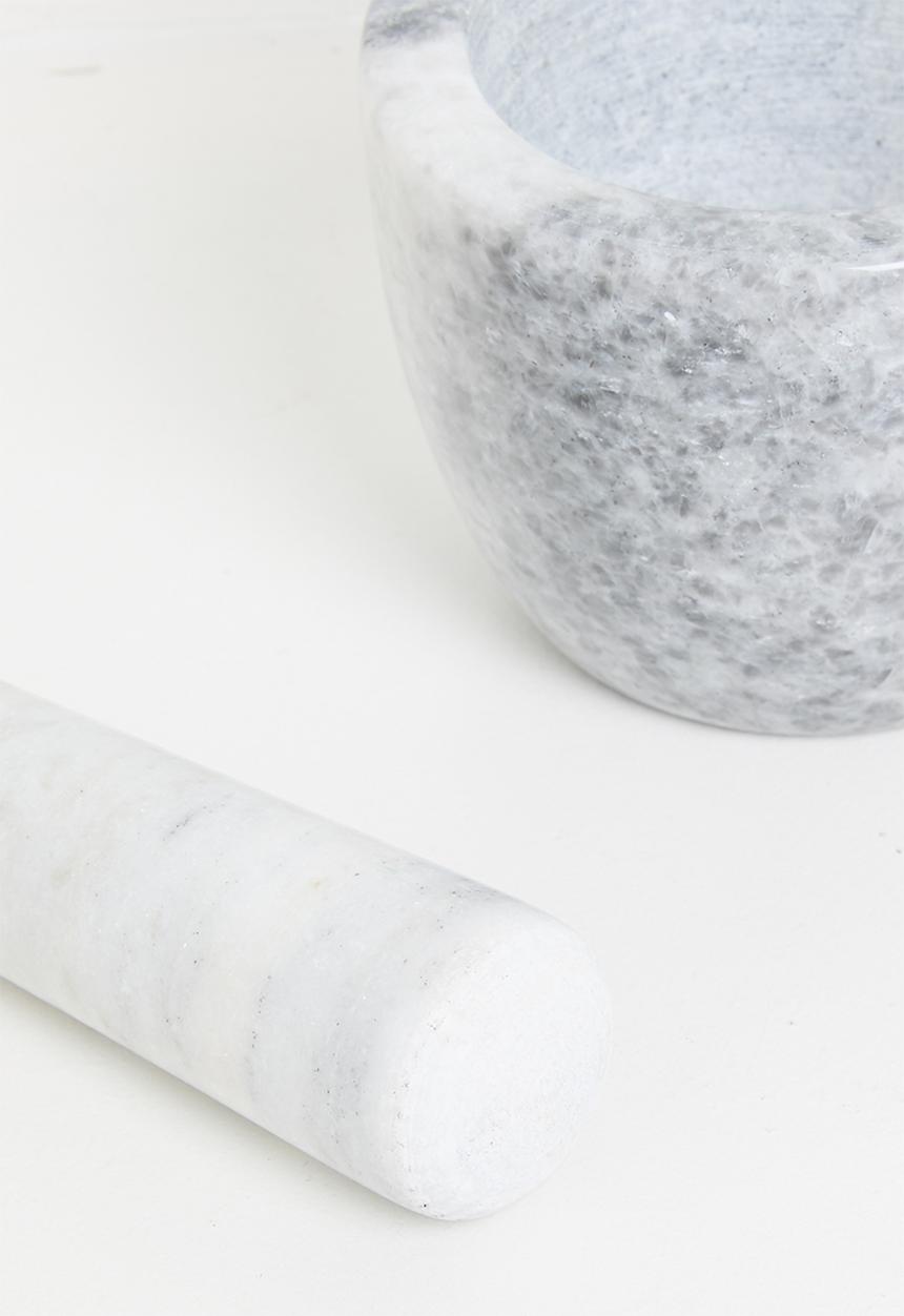 Excellent Houseware - Lia marble pestle & mortar - Grey