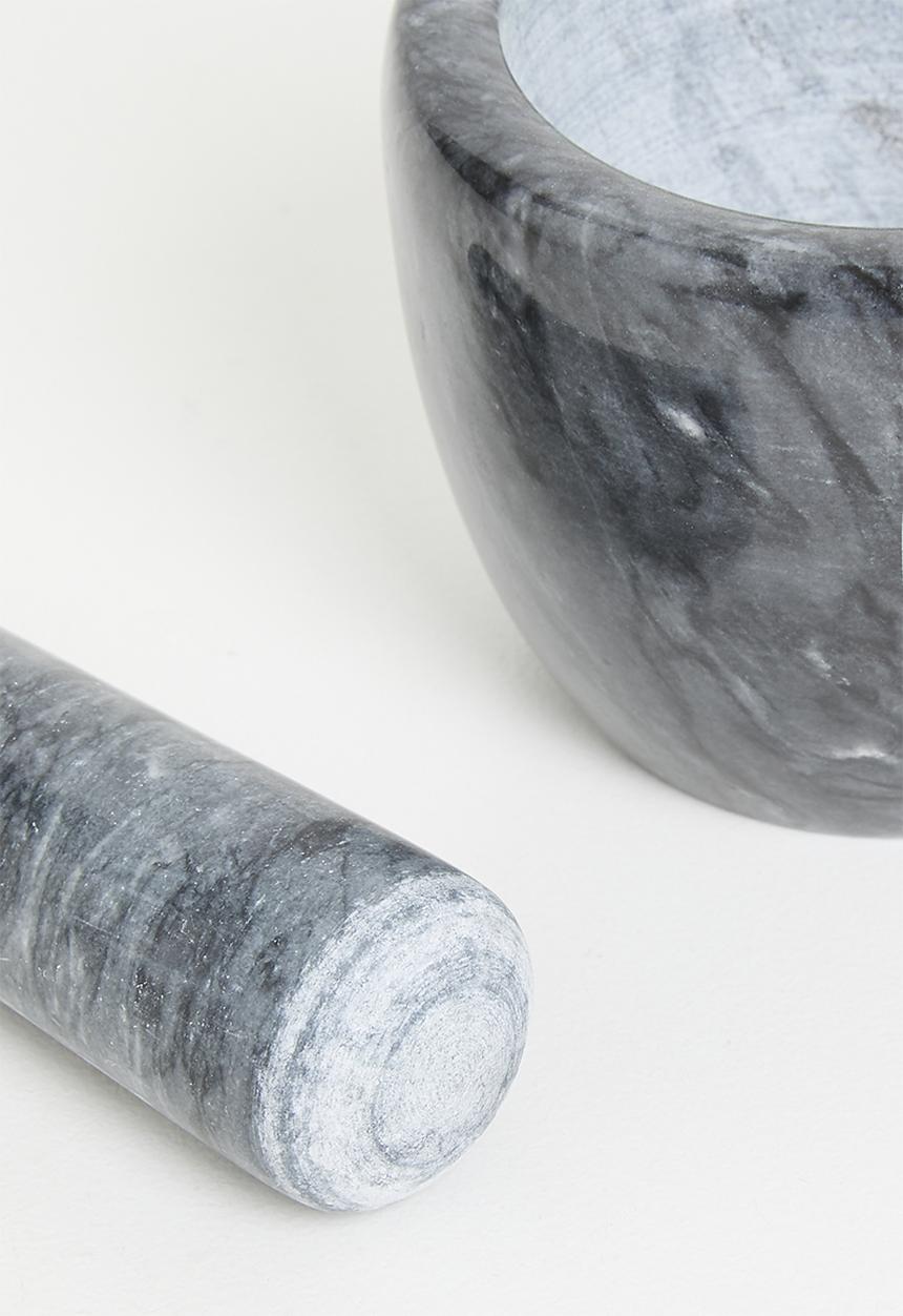 Excellent Houseware - Lia marble pestle & mortar - Black