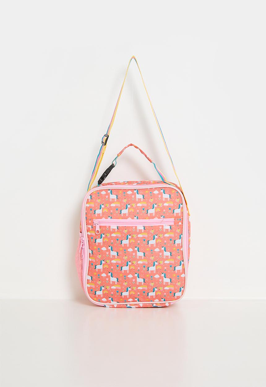 Excellent Houseware - Unicorn cooler lunchbag - orange 