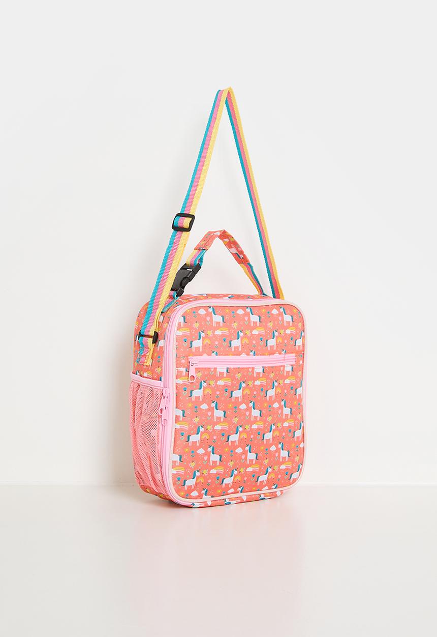 Excellent Houseware - Unicorn cooler lunchbag - orange 