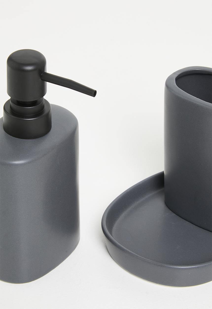 Bathroom Solutions - Apollo 3pc bathroom acc set - Grey