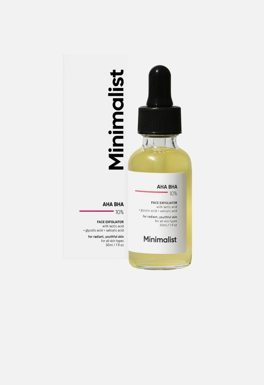 Minimalist - AHA BHA 10% Face Exfoliator - 30ml