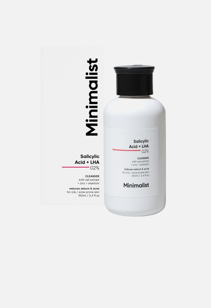 Minimalist - Salicylic Acid + LHA 02% Cleanser - 100ml
