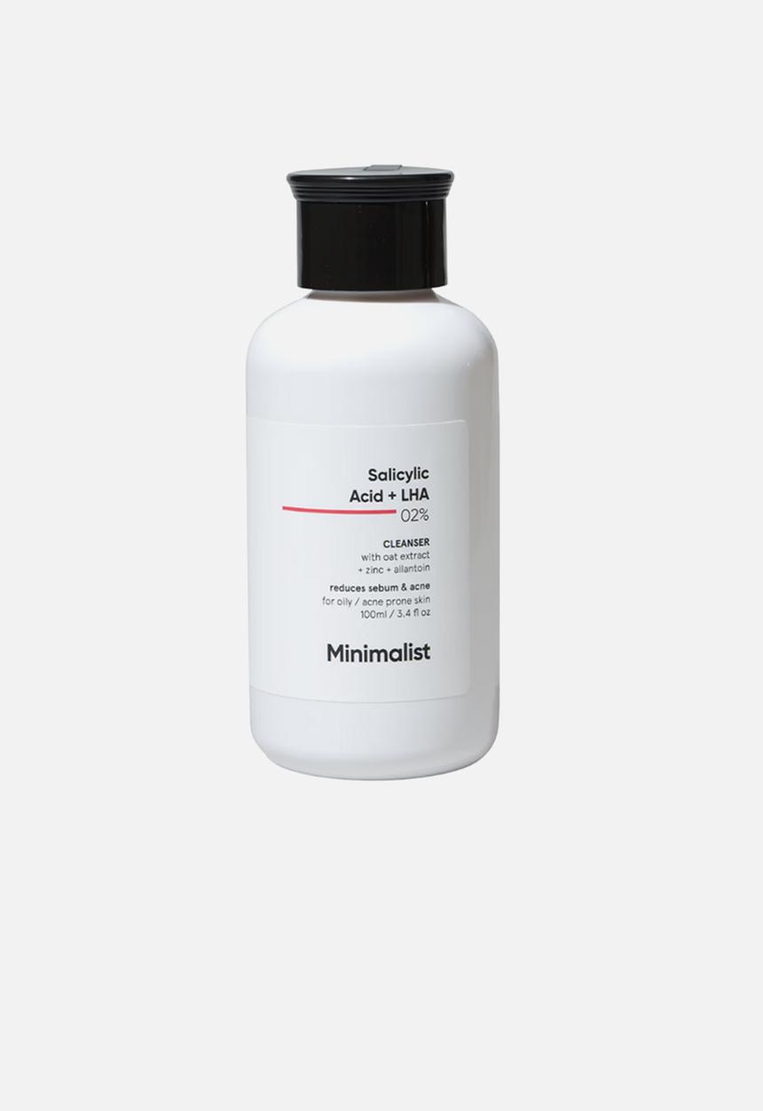 Minimalist - Salicylic Acid + LHA 02% Cleanser - 100ml