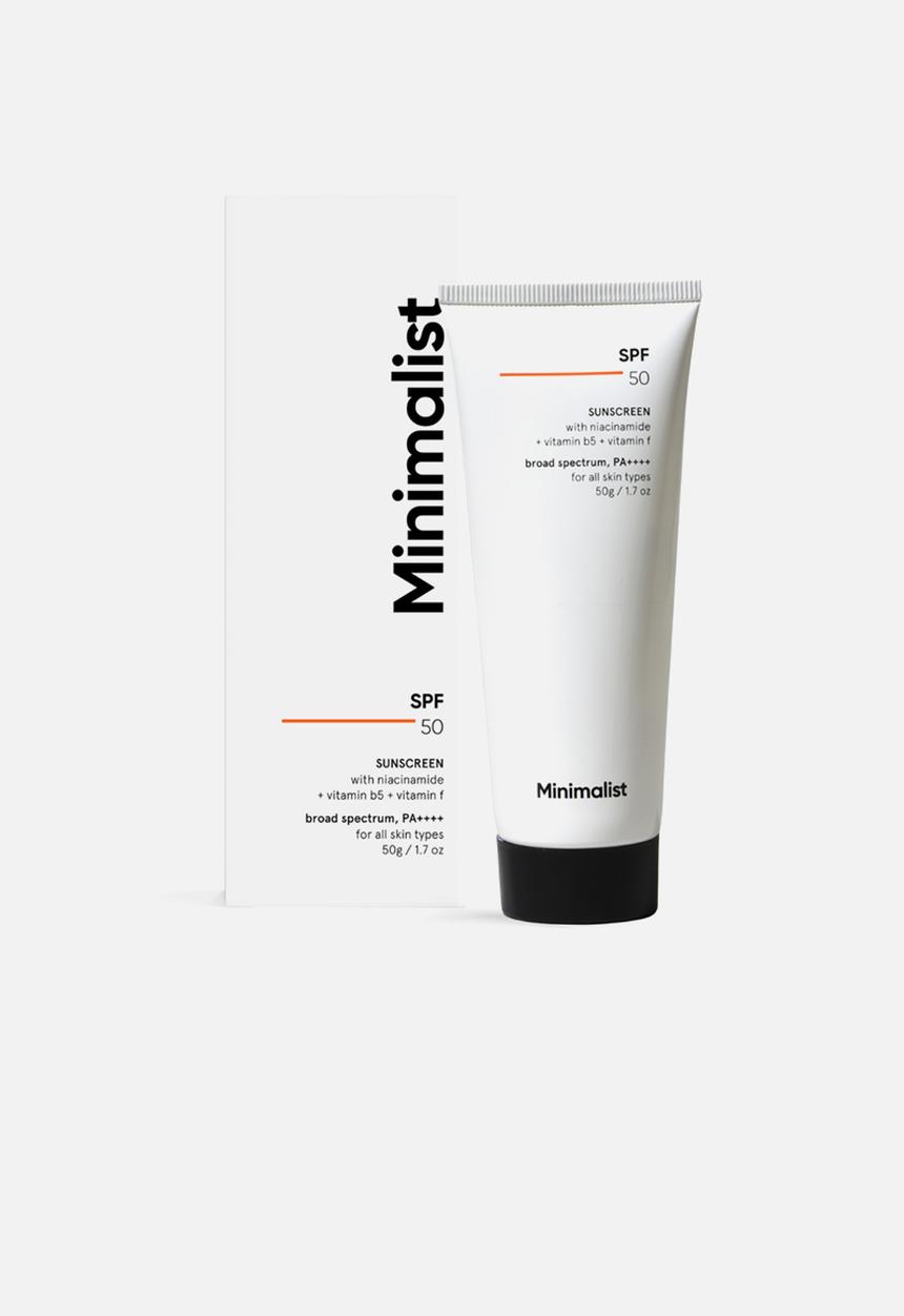 Minimalist - SPF 50 Sunscreen - 50g