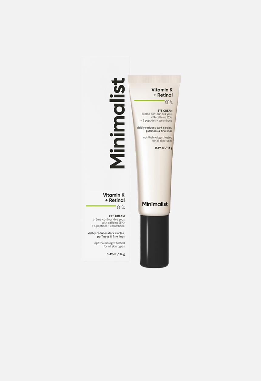 Minimalist - Vitamin K + Retinal 01% Eye Cream - 14g