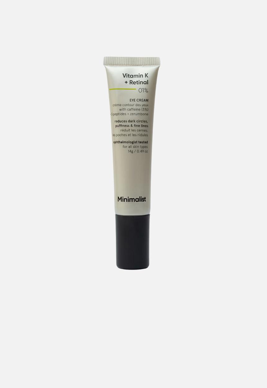 Minimalist - Vitamin K + Retinal 01% Eye Cream - 14g