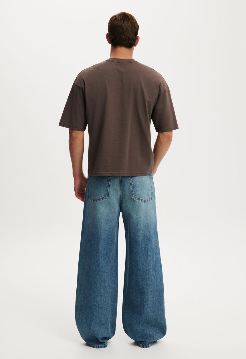 Cotton On - Super Baggy Jean - Felix Blue