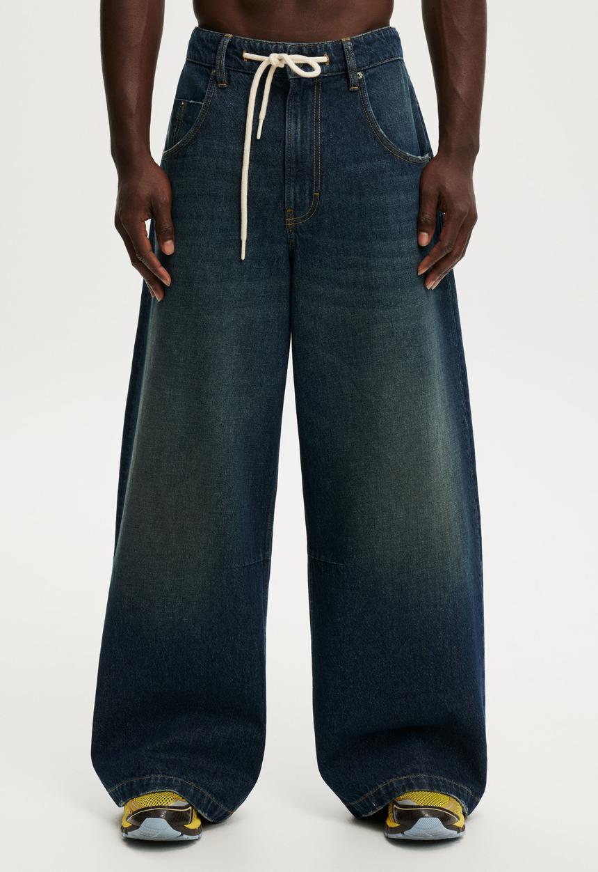 Cotton On - Y2K Super Baggy Jean - Vermont Blue