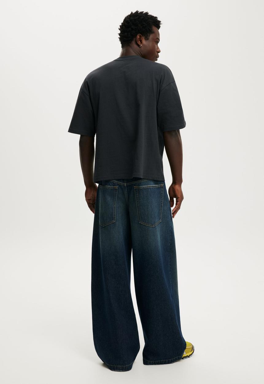 Cotton On - Y2K Super Baggy Jean - Vermont Blue