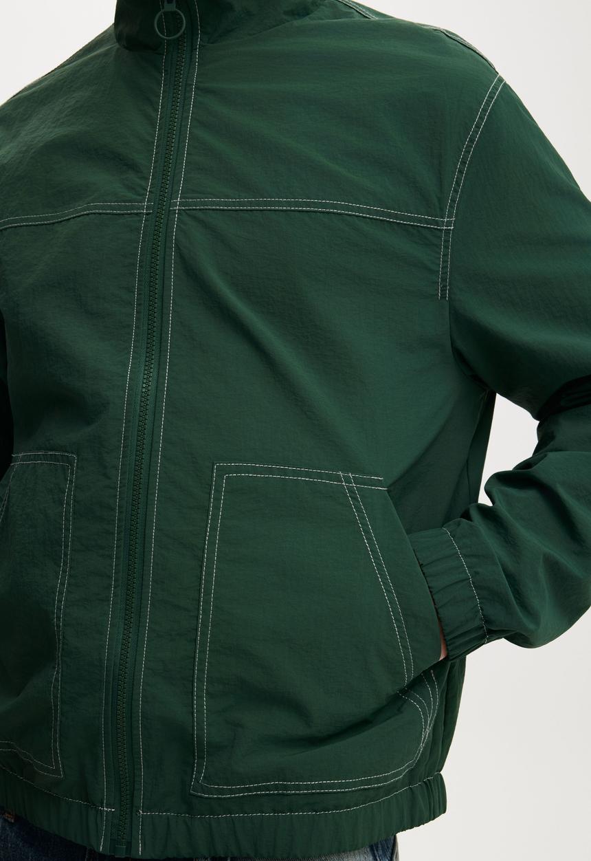 Cotton On - Shell Jacket - Forest Contrast