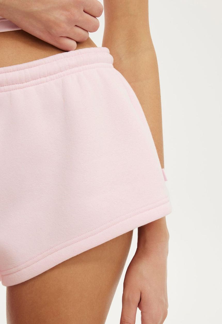 Cotton On - Plush Micro Short - Cherry Dream