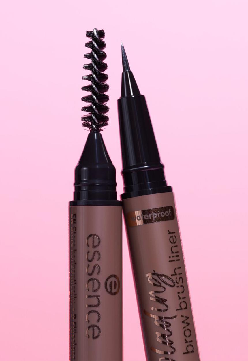 essence - Microblading Brow Brush Liner - 04 Dark Brown