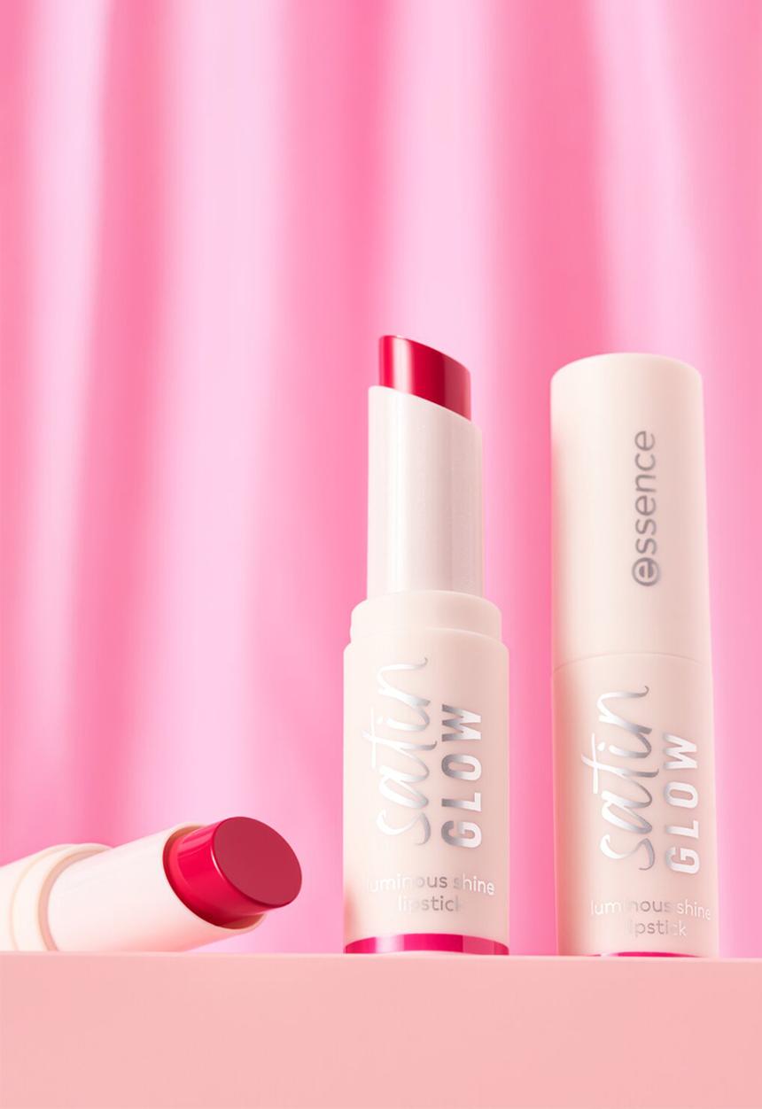 essence - Satin Glow Luminous Shine Lipstick - 08 Fuchsionista