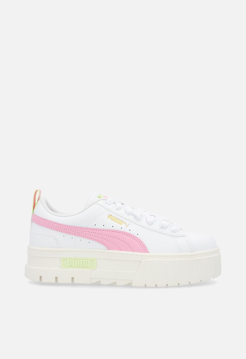 PUMA - Mayze leather junior - white/pink
