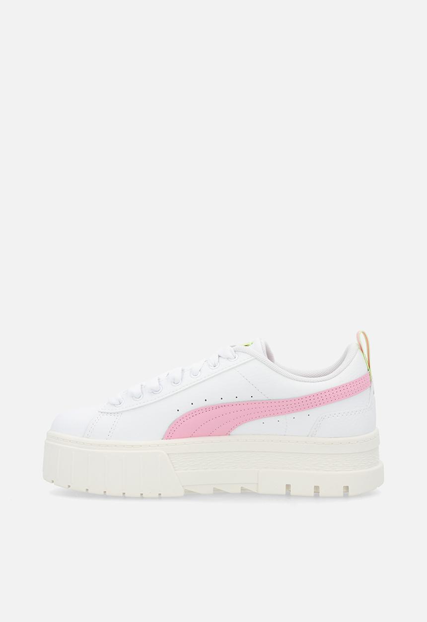 PUMA - Mayze leather junior - white/pink