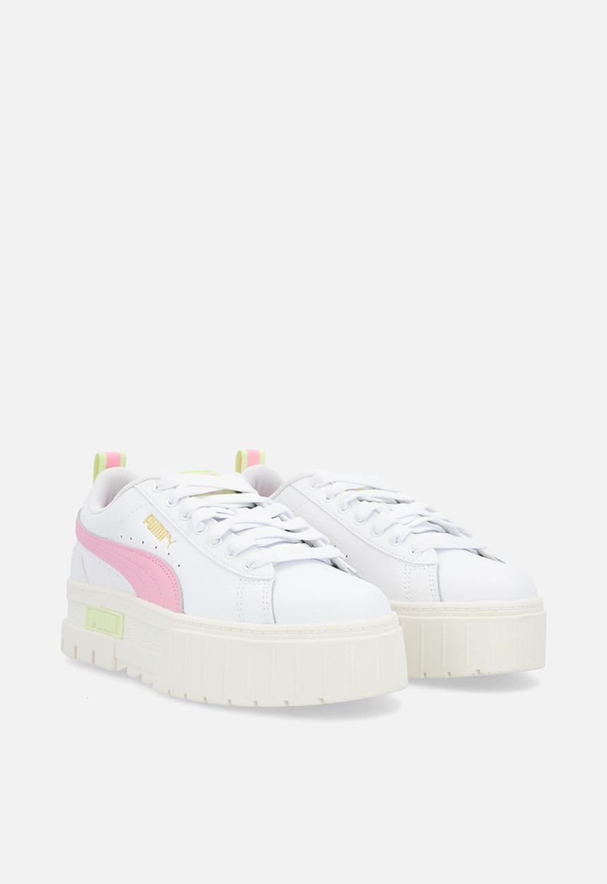 PUMA - Mayze leather junior - white/pink