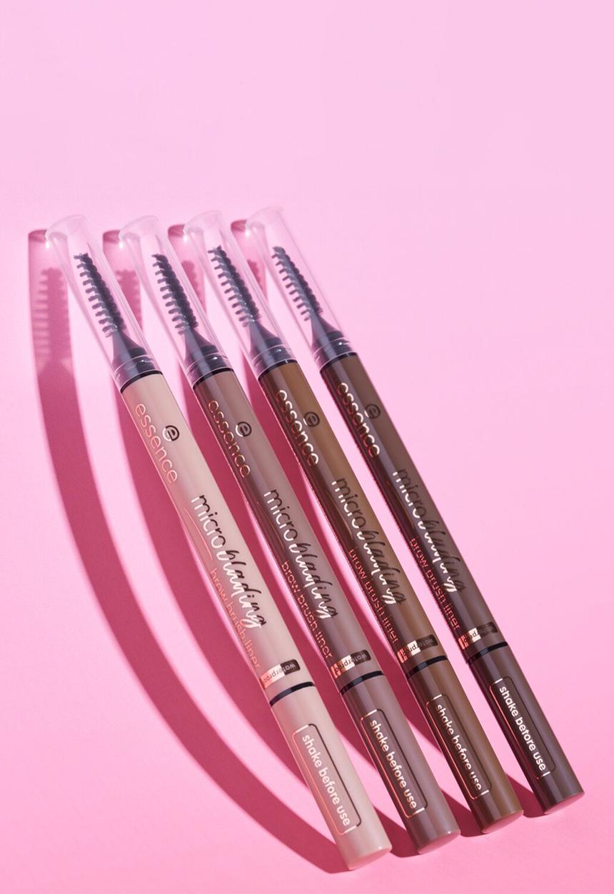 essence - Microblading Brow Brush Liner - 03 Neutral Brown