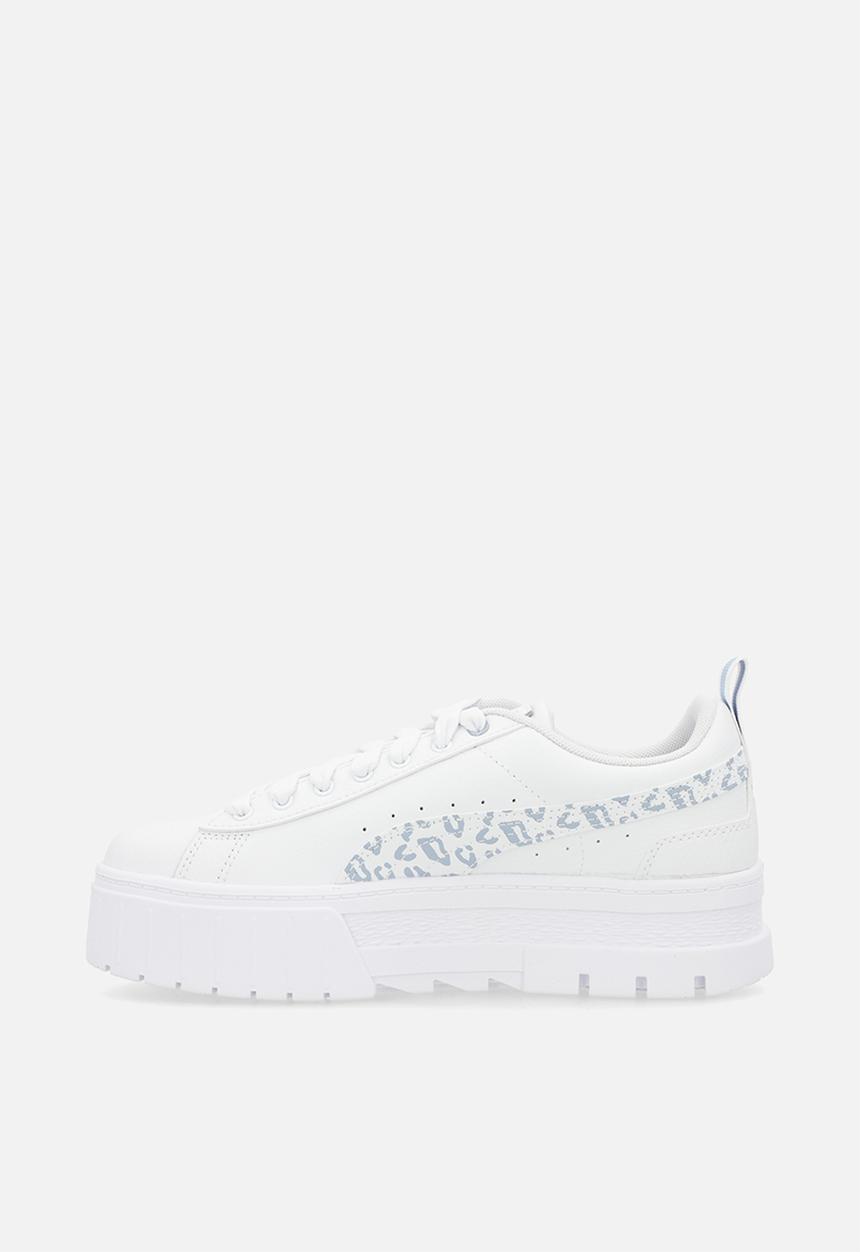 PUMA - Mayze wild junior puma - white/snow mountain blue