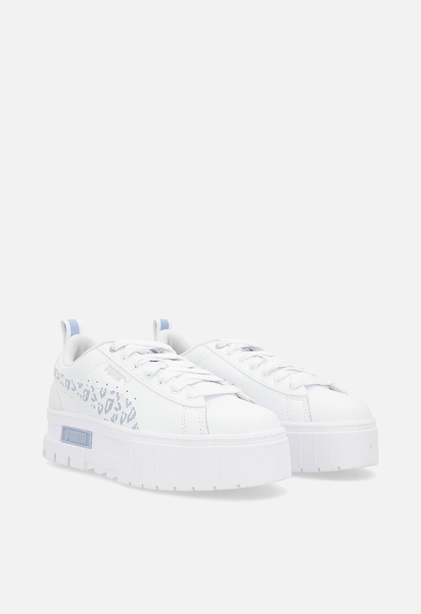 PUMA - Mayze wild junior puma - white/snow mountain blue