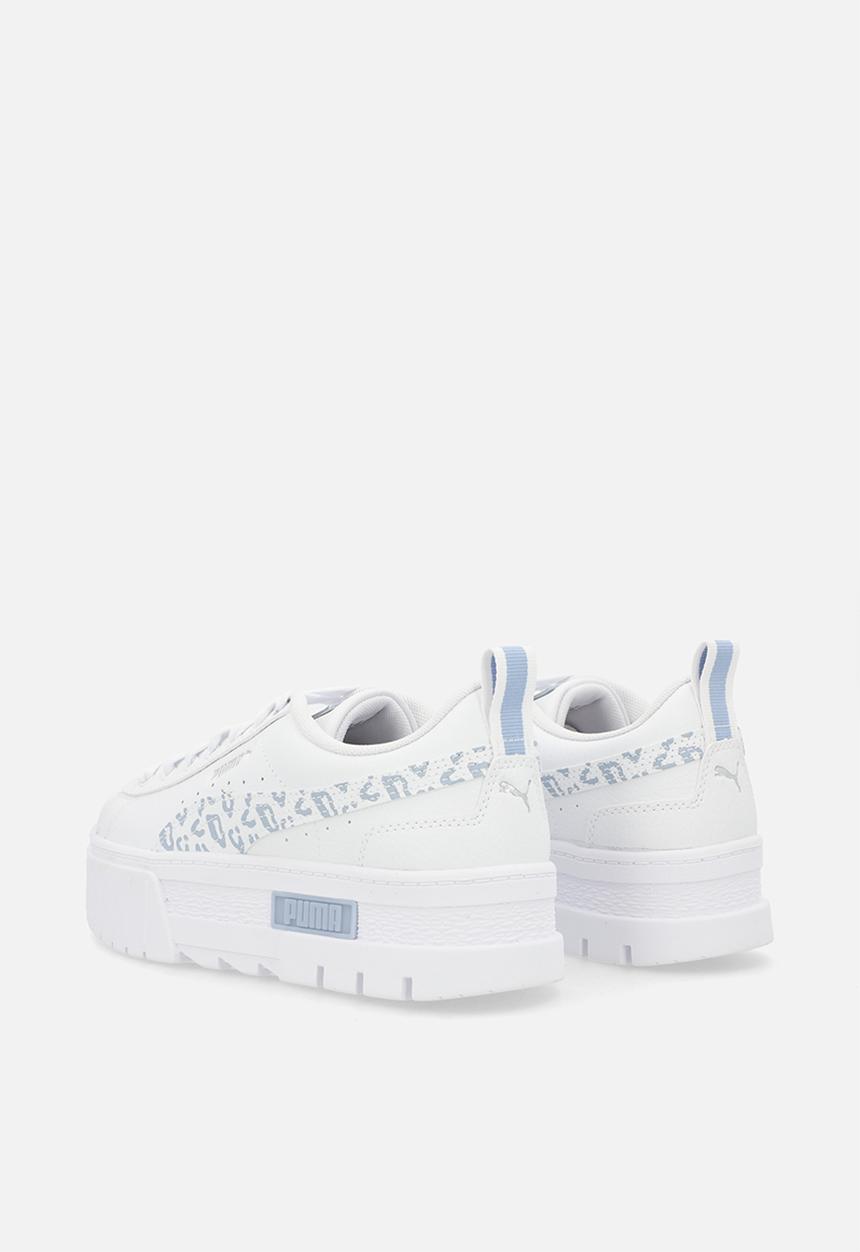 PUMA - Mayze wild junior puma - white/snow mountain blue