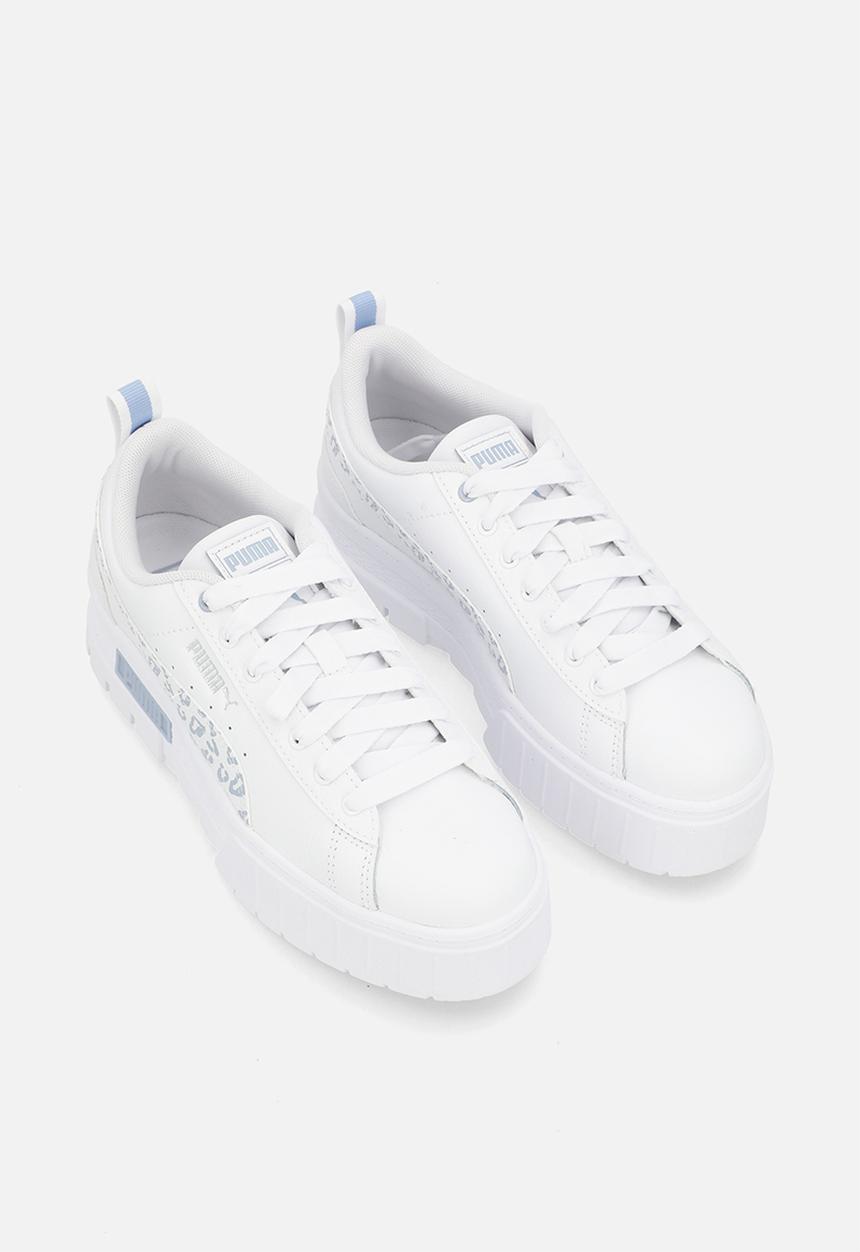 PUMA - Mayze wild junior puma - white/snow mountain blue