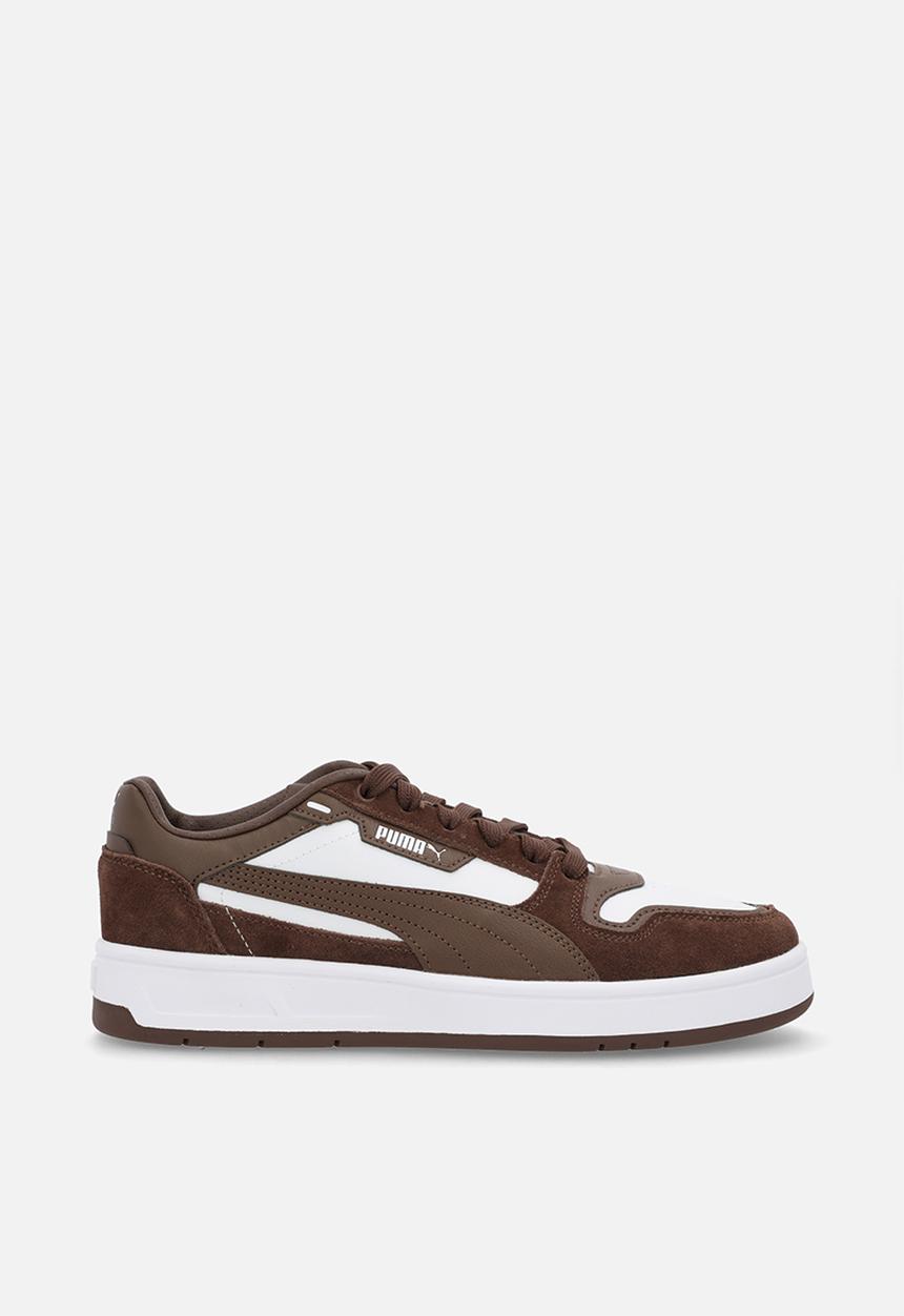 PUMA - Court Classic Street Sd Jr - Puma White-Chestnut Brown