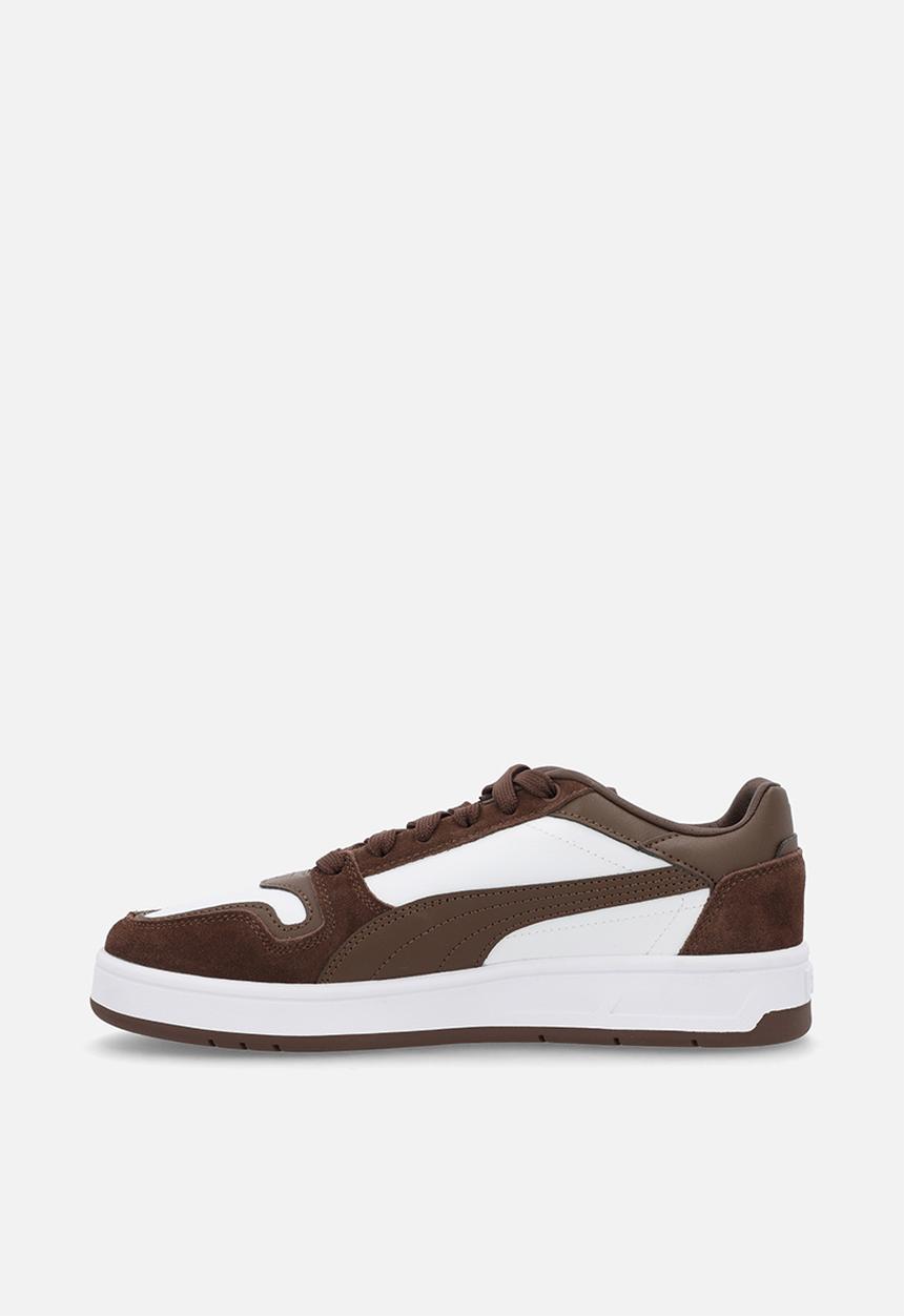 PUMA - Court Classic Street Sd Jr - Puma White-Chestnut Brown