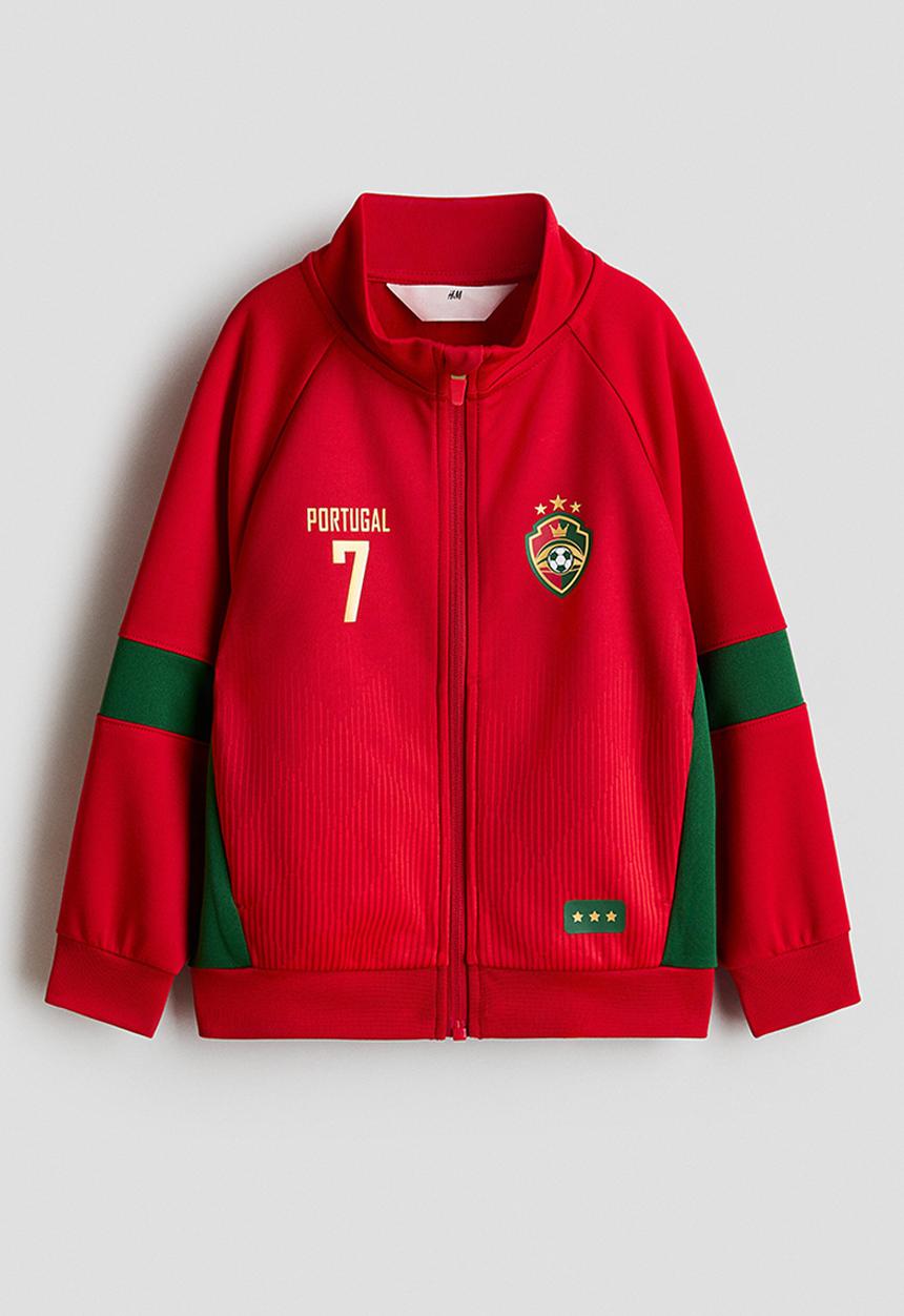 H&M - Football jacket - red/portugal