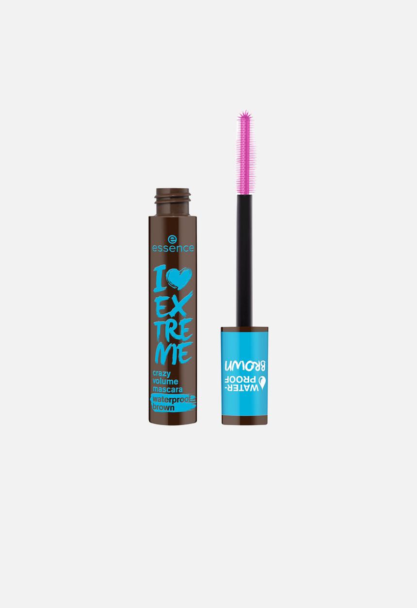essence - I LOVE EXTREME Crazy Volume Mascara Waterproof - 01 Brown