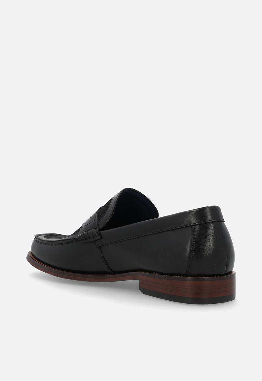 POLO - Jacquard Monogram Penny Loafer - Black