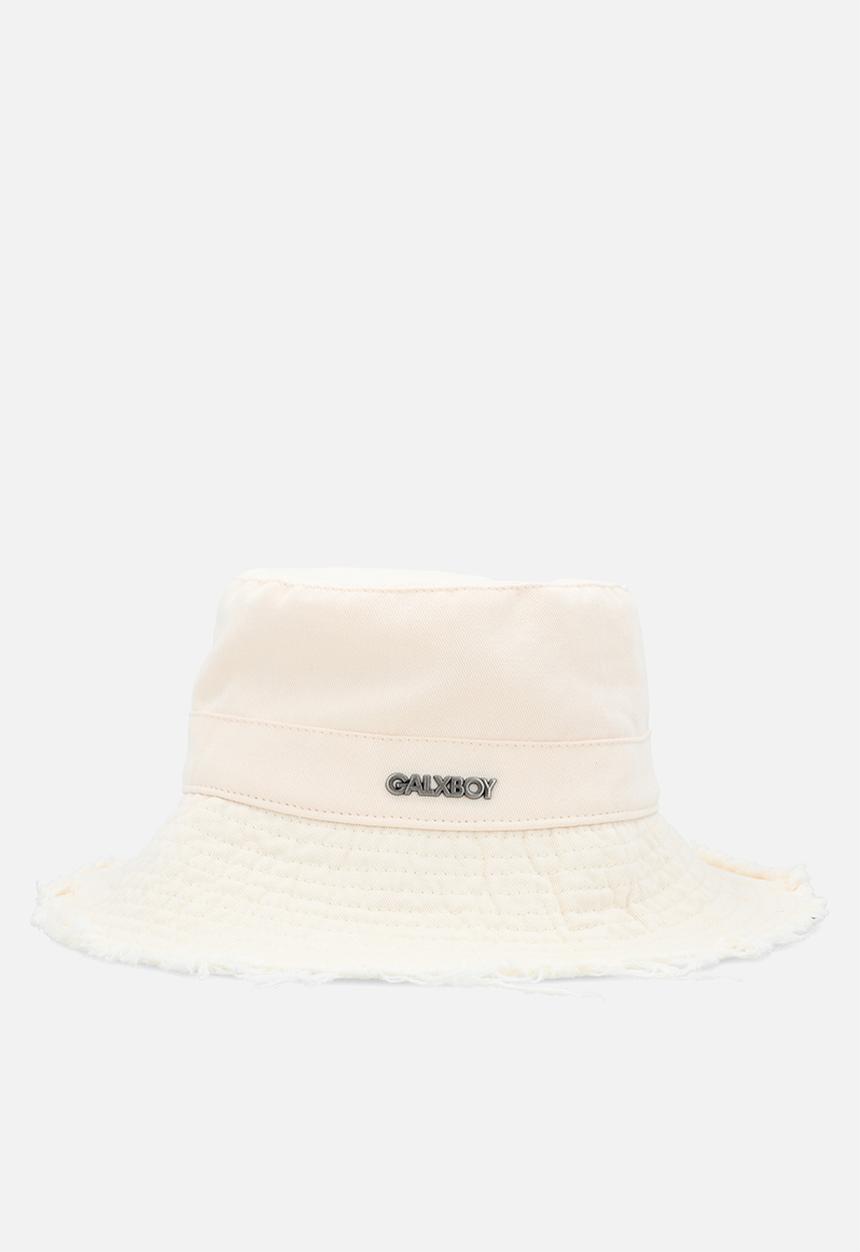WASHED COTTON HAT - IVORY