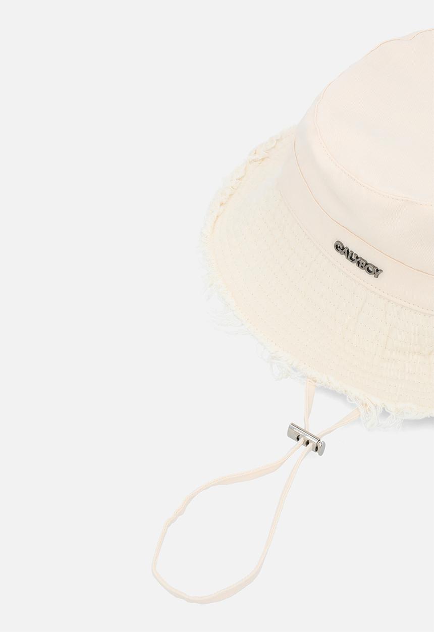 GALXBOY - Washed cotton hat - ivory