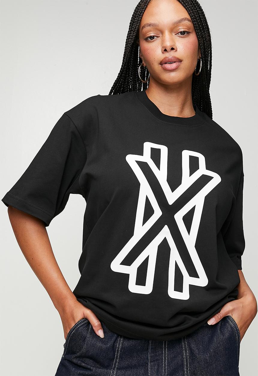GALXBOY - X T-SHIRT  - BLACK