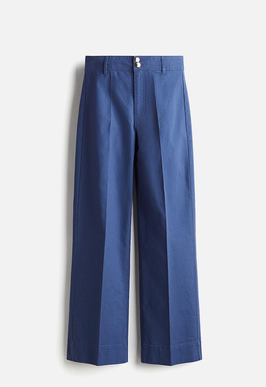 H&M - Canvas trousers - blue