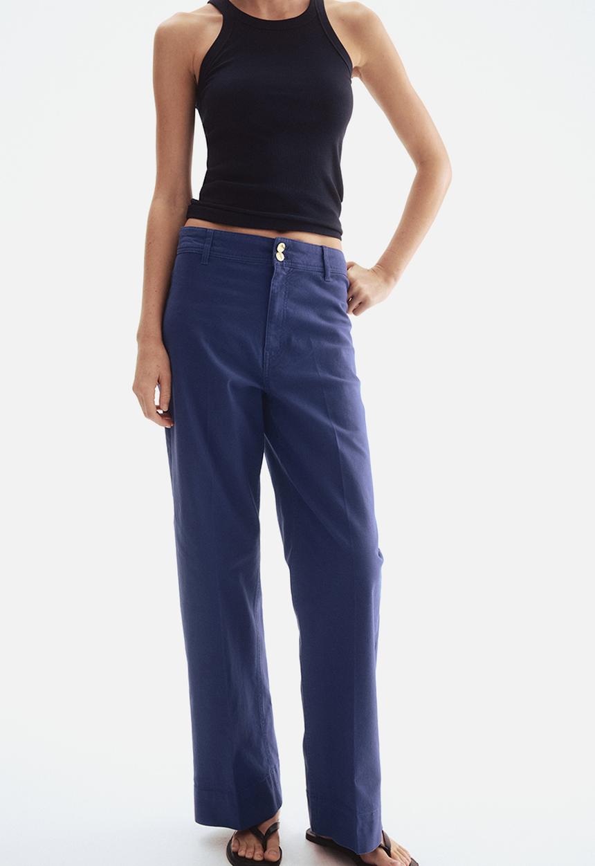 H&M - Canvas trousers - blue