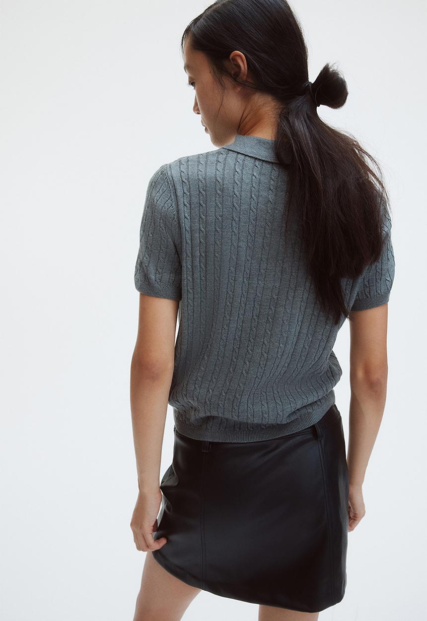 H&M - Mini skirt - black
