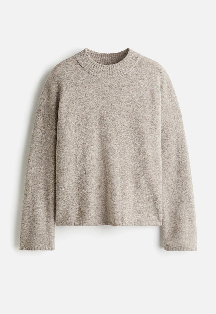 H&M - Jumper - dusty beige marl