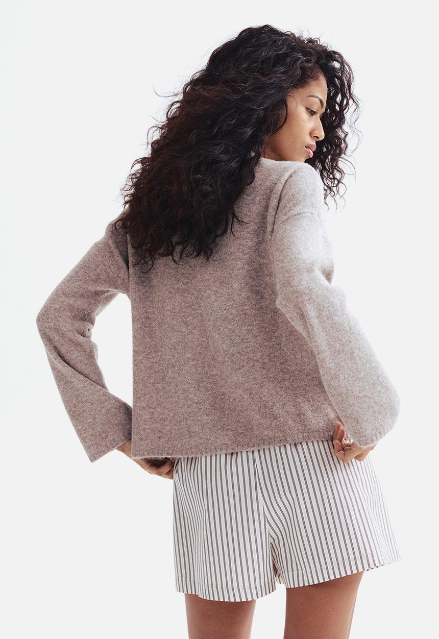H&M - Jumper - dusty beige marl