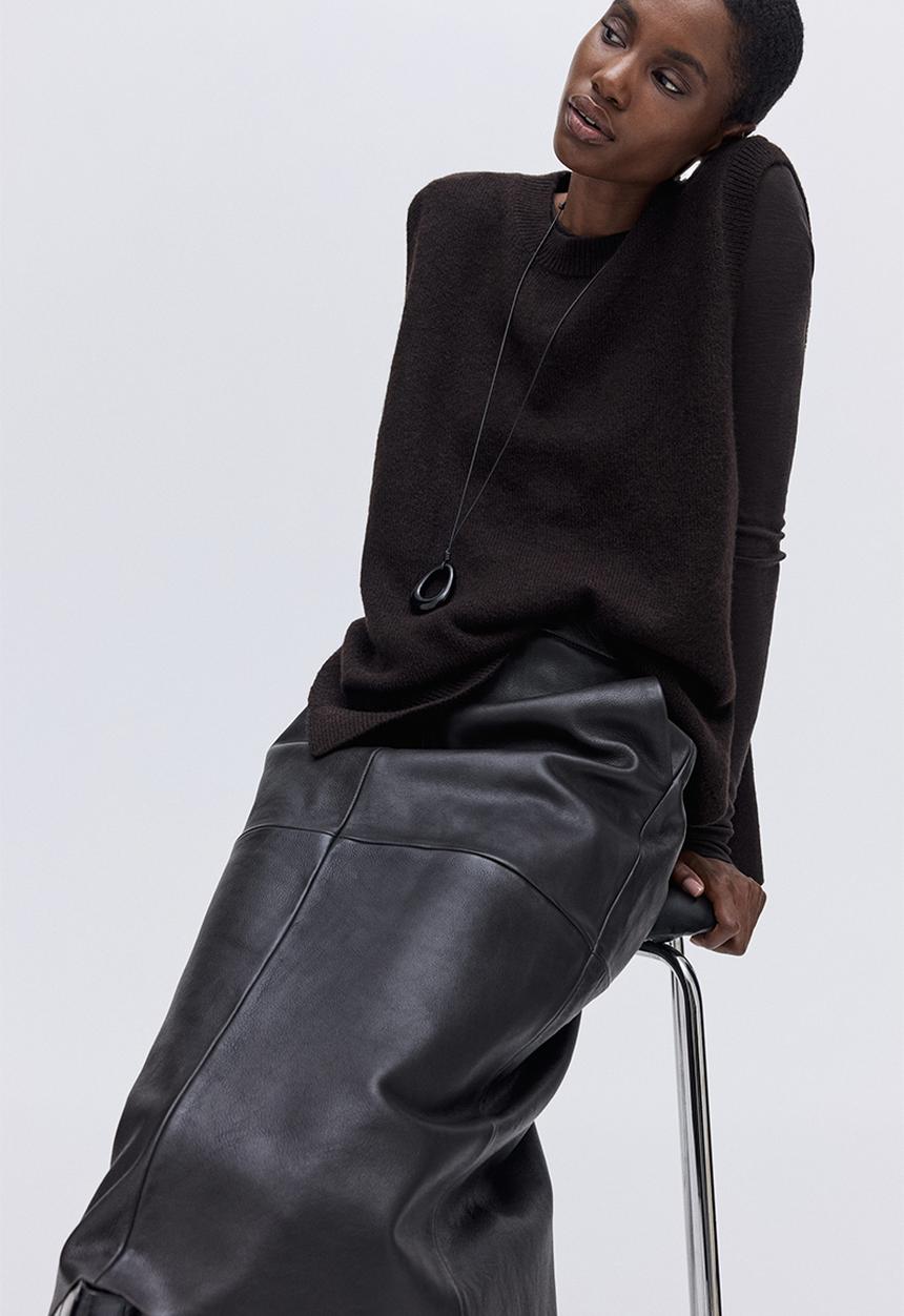 H&M - Sweater vest - dark brown