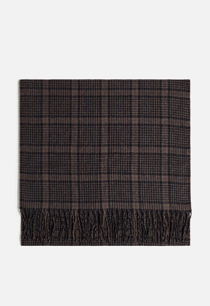 H&M - Scarf - taupe checked