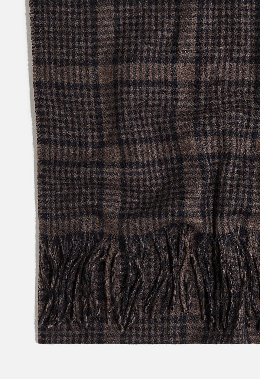 H&M - Scarf - taupe checked