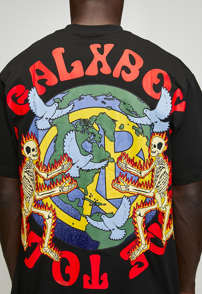 GALXBOY - World peace T-shirt - black