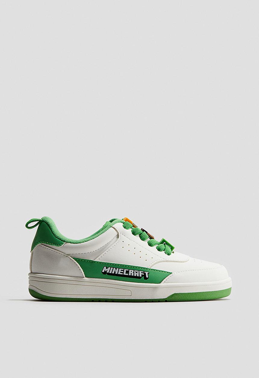H&M - Charm-detailed trainers -  green/minecraft