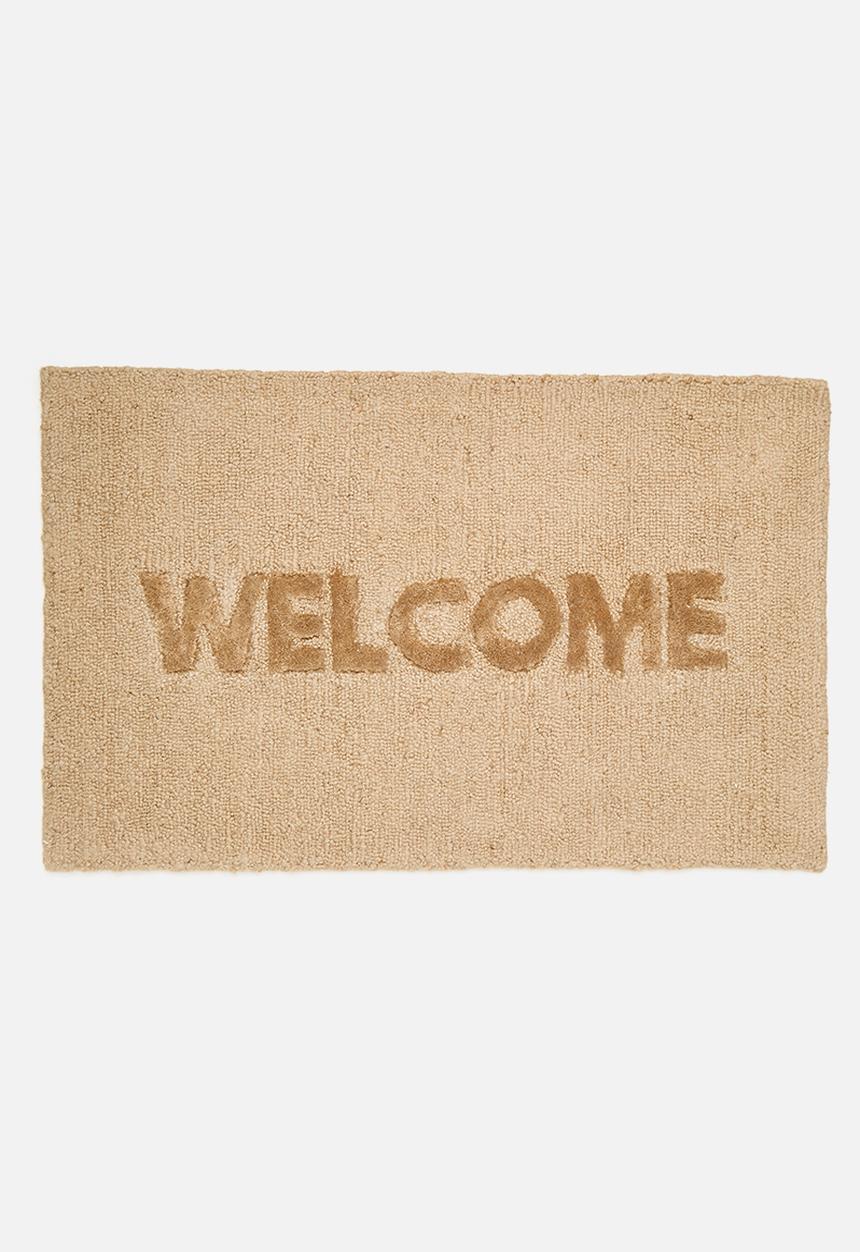 Sixth Floor - Welcome Jute Doormat 2pk
