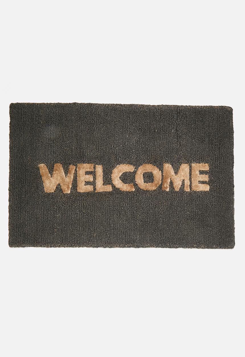 Sixth Floor - Welcome Jute Doormat  2pk 