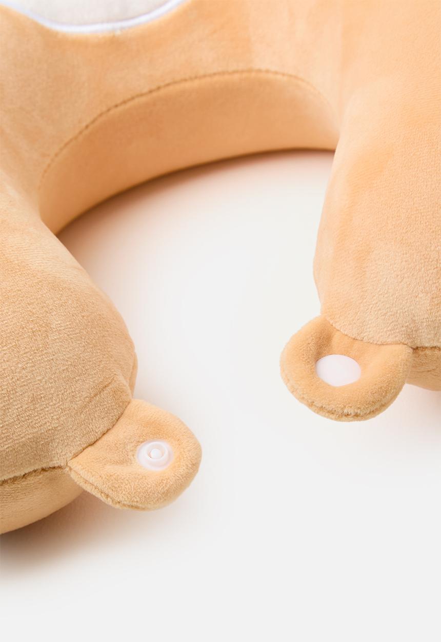 Pop Candy - Travel pillow & eye mask set - raw sienna