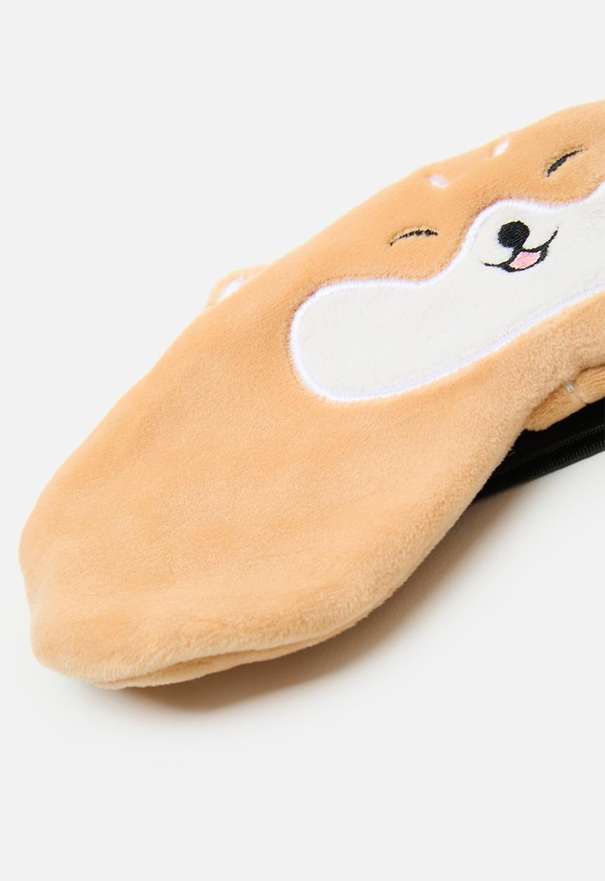 Pop Candy - Travel pillow & eye mask set - raw sienna