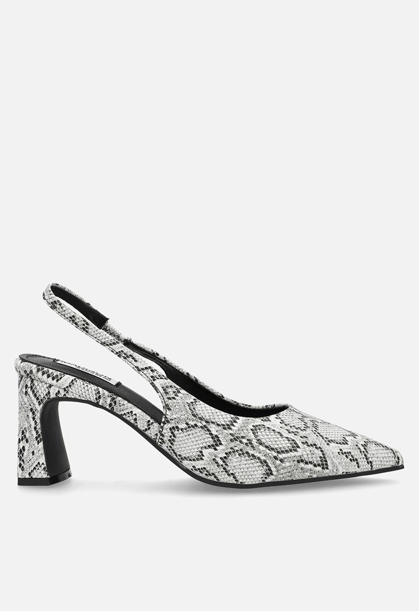 Madison® - Odette slingback heel - white & black