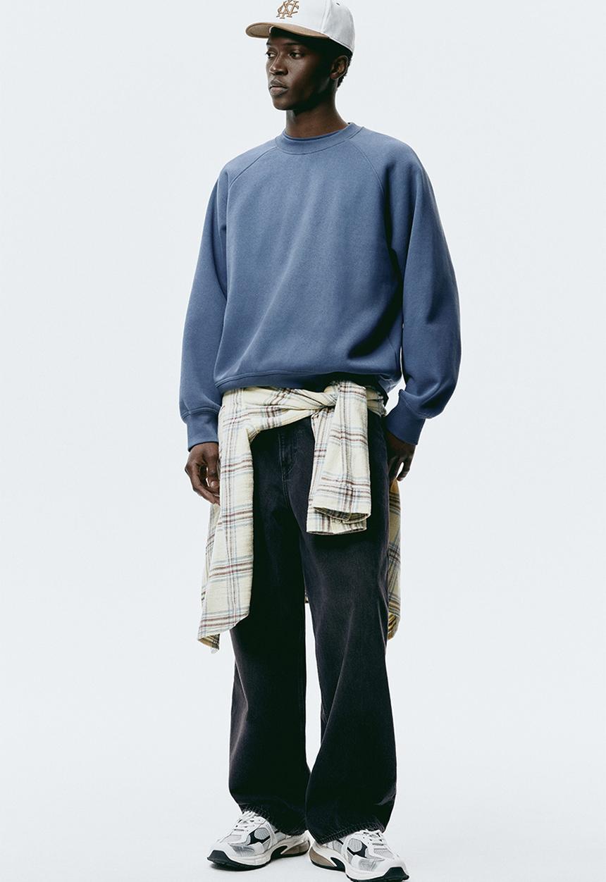 H&M - Baggy jeans - black